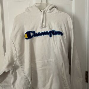Champion sweatshirt, Large, White